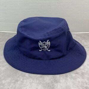 Coral Ridge Country Club Bucket Hat Adult S/M Blue Imperial Boonie Safari Brim